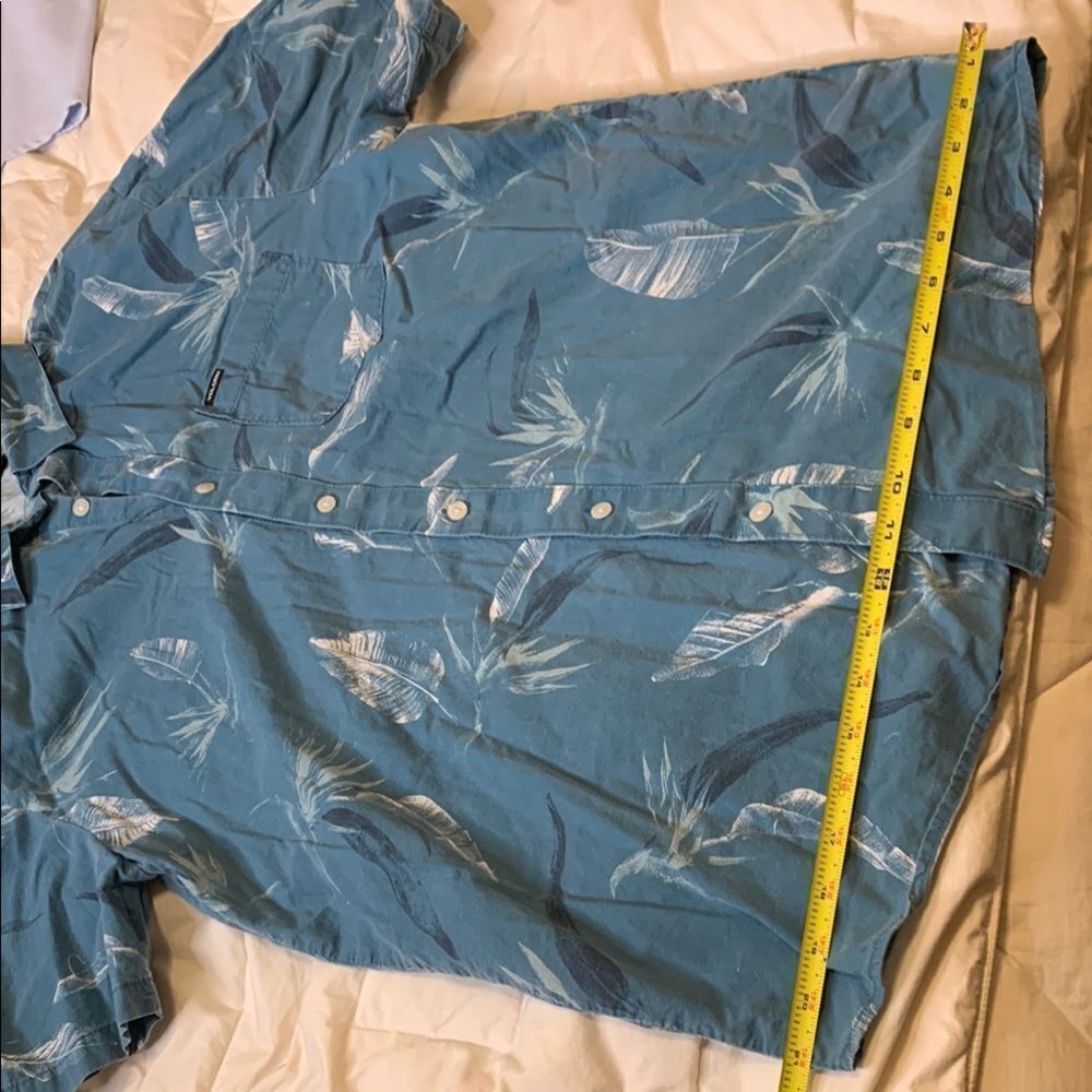 Volcom Blue Patterned Shirt - Picture 6 of 11
